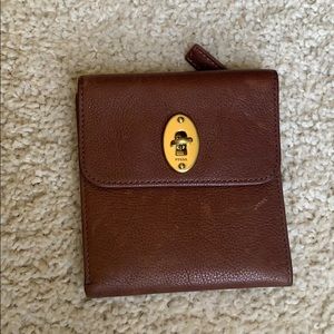 Fossil Wallet with Coin Pouch